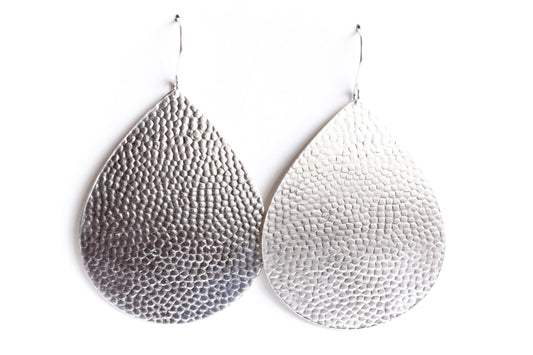 Juno Earrings - Silver, Large