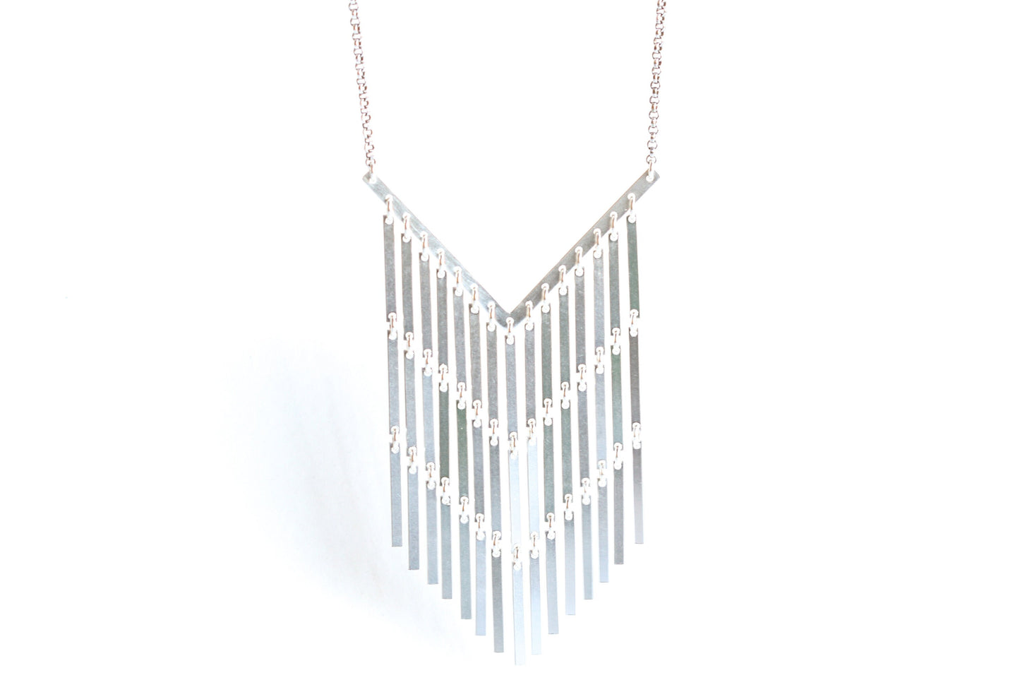 Fringe Channel Necklace