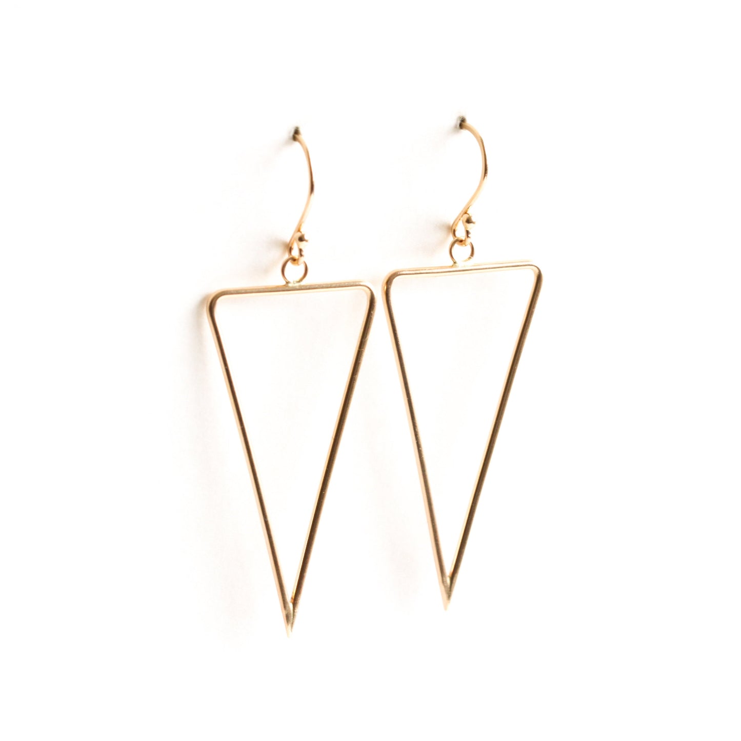 Gold Triad Earrings