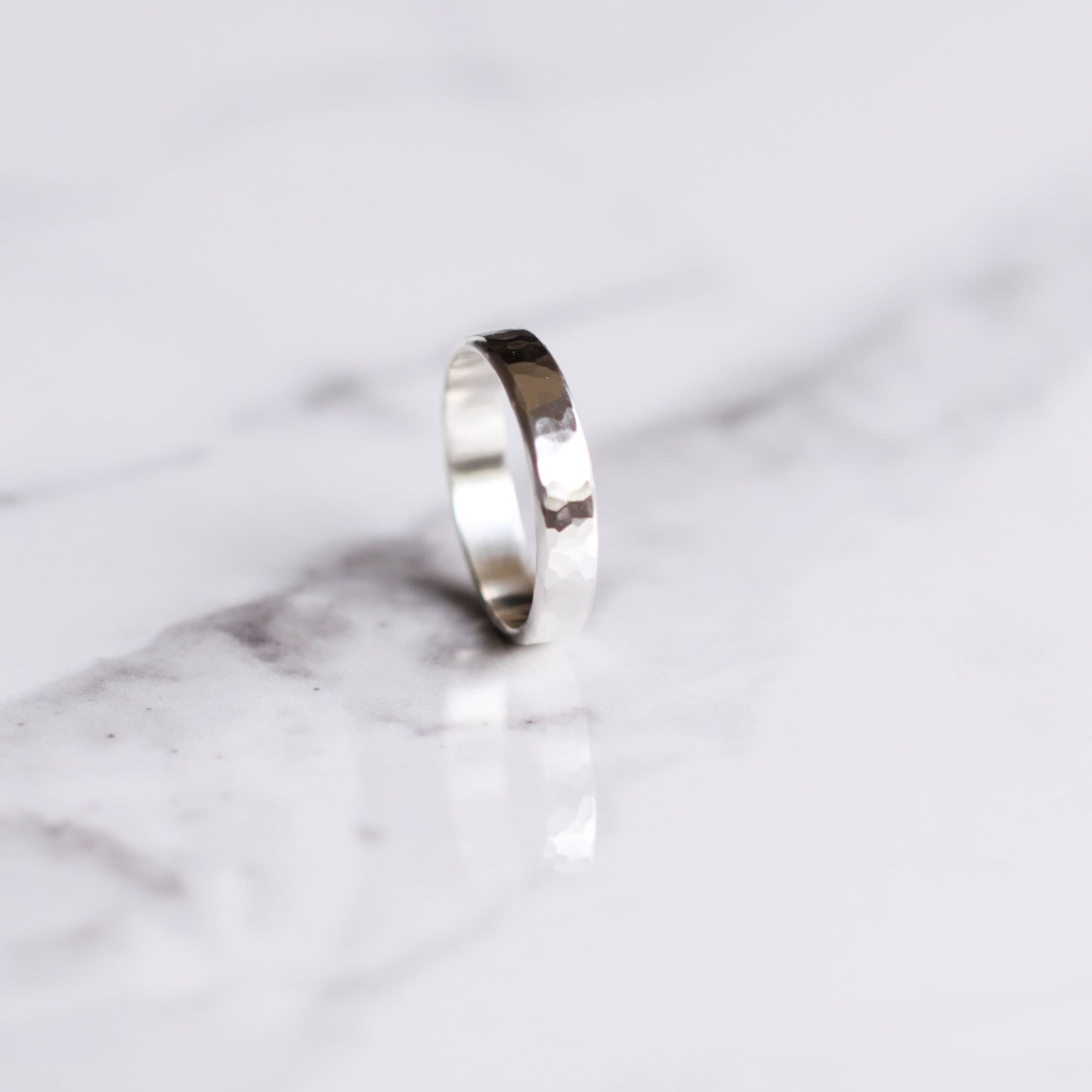 Hammered Blanca Ring