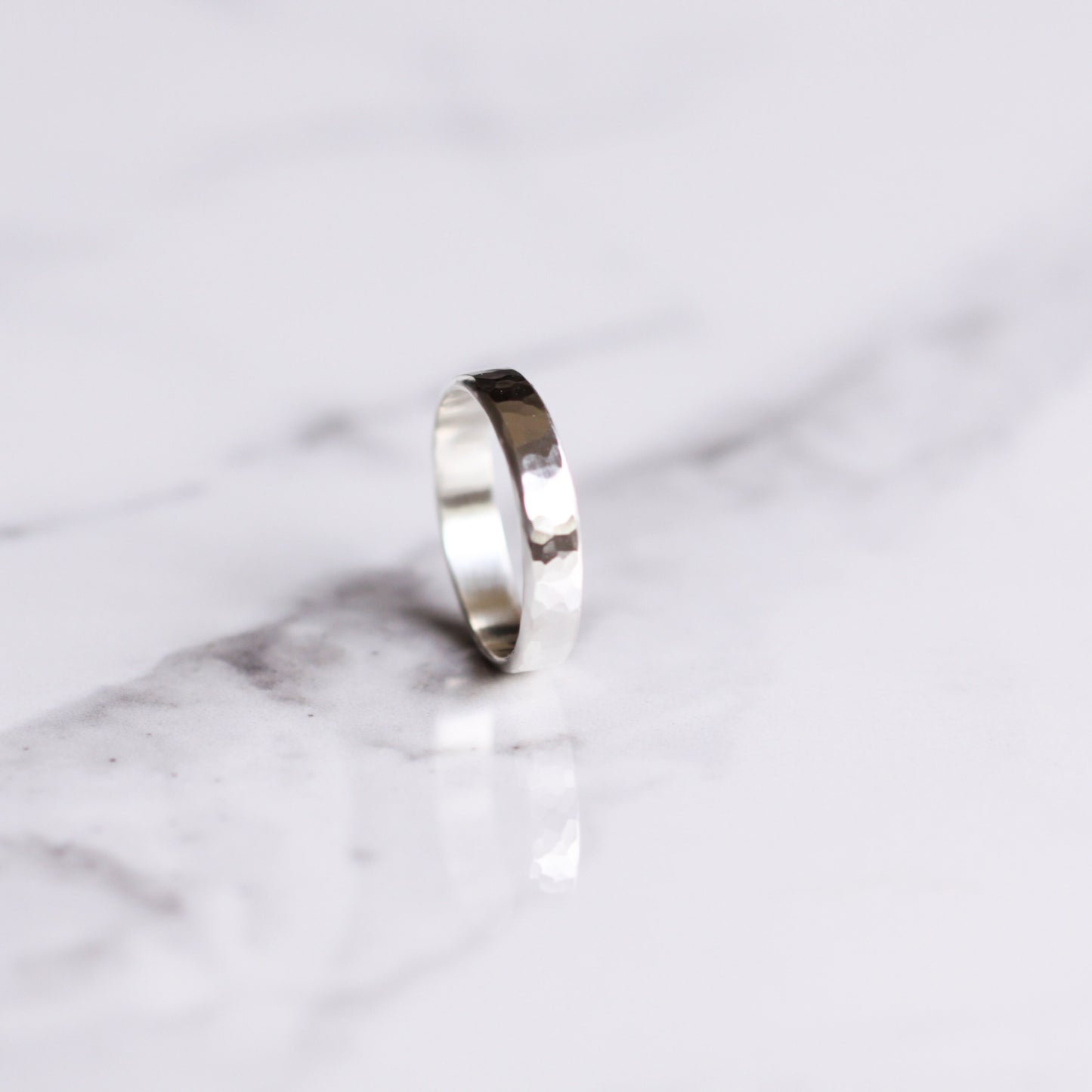 Hammered Blanca Ring