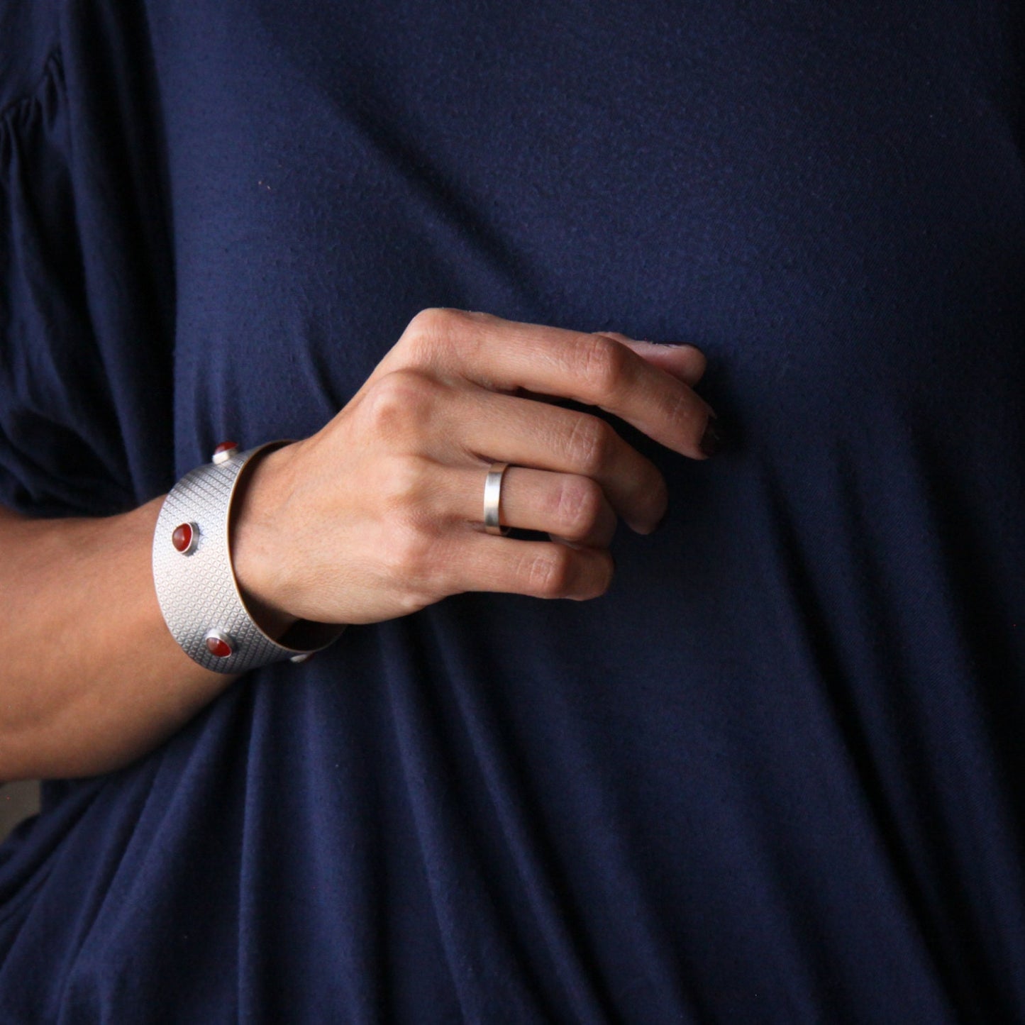 Duality Ring - White Gold, Small