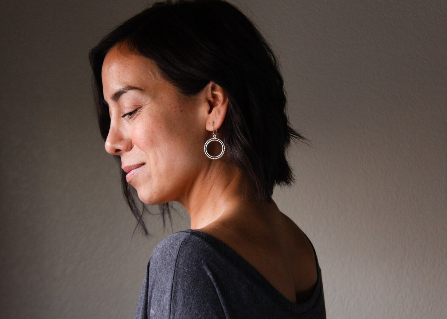 Relic Circle Earrings - Small