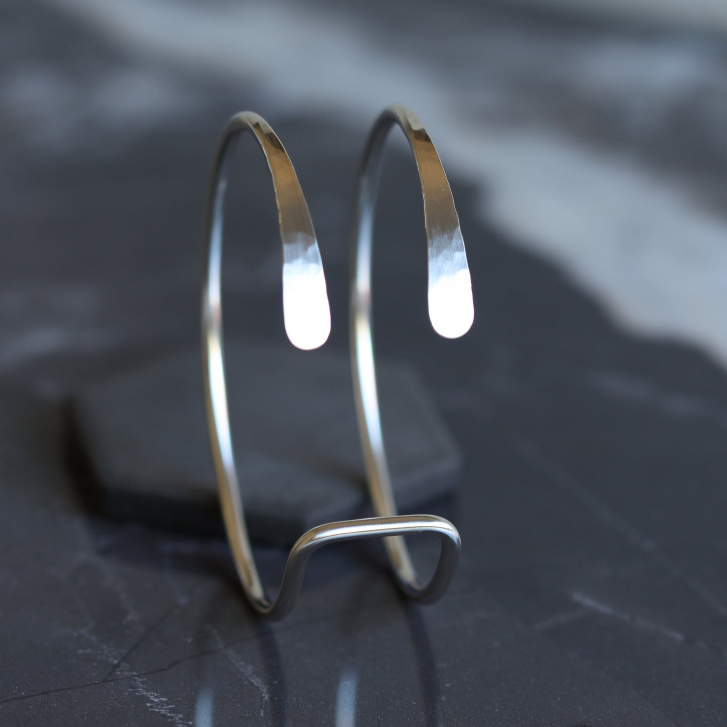 Hammered Tail Cuff - Small
