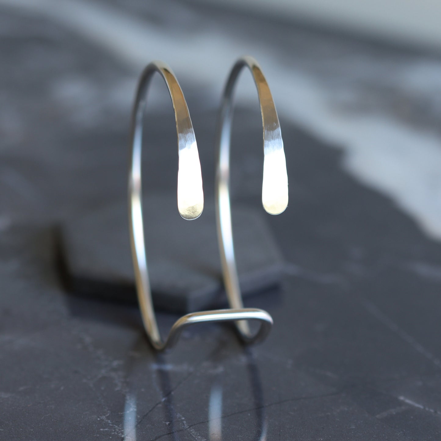 Hammered Tail Cuff - Small
