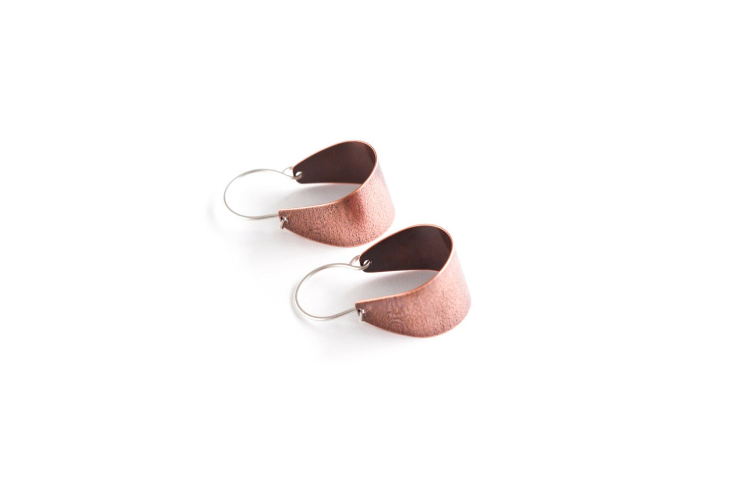 Scoop Earrings - Copper, Small