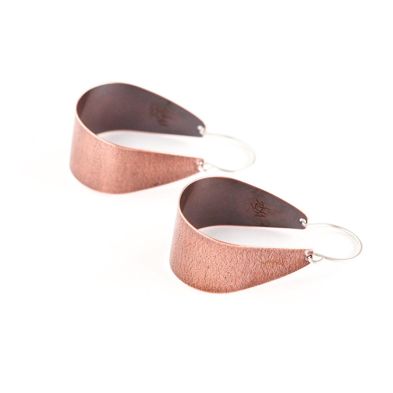 Scoop Earrings - Copper